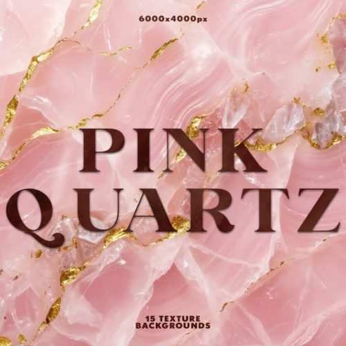 15 Pink Quartz Stone Texture Backgrounds