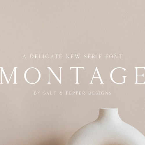 Montage Serif Font